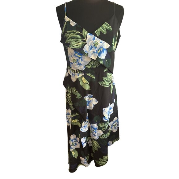 Banana Republic Dresses & Skirts - Banana Republic Sleeveless Floral Print Asymmetrical Summer Dress, Size 12